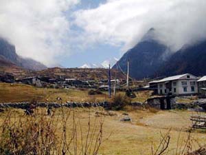 Langtang village 3500 m
